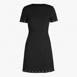 **SOLD** Maje Piercing Detail Stretch Crepe Mini Dress NWT